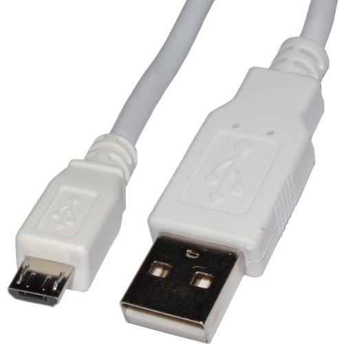 4xem 4XMUSB10WH Cables 10ft Micro Usb To Usb Data/charge Cable For Samsung/kindle/htc (white) 873791008483