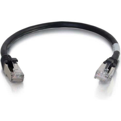 C2g 00709 Cables C2g-4ft Cat6a Snagless Shielded (stp) Network Patch Cable - Black - Category 6a For Network Device - 757120007098