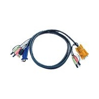 Aten 2L5301U Cables 4 Usb Kvm Cable For Cs1758, With Full Audio Support (speaker And Mic) (2l5301u) 672792151040