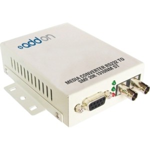 Addon ADD-RS232-2ST Transceivers/Media Converters Addon Serial Rs232 To Fiber Smf 1310nm 20km St Serial Media Converter - 100% Compatible And Guarante Addrs2322st 821455035320