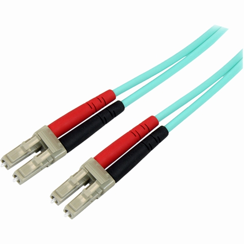 Startech A50FBLCLC3 Cables 3m 10 Gb Aqua Multimode 50/125 Duplex Lszh Fiber Patch Cable Lc - Lc 065030853002