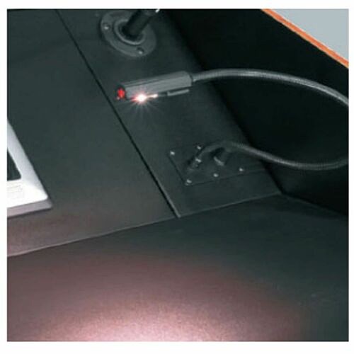 Middle Atlantic L5-TASKLIGHT18 Lamps Middle Atlantic L5 Series Lectern Gooseneck Light - Led Bulb - Black - Dimmable, Gooseneck - Desk Mo L5tasklight18 656747210549