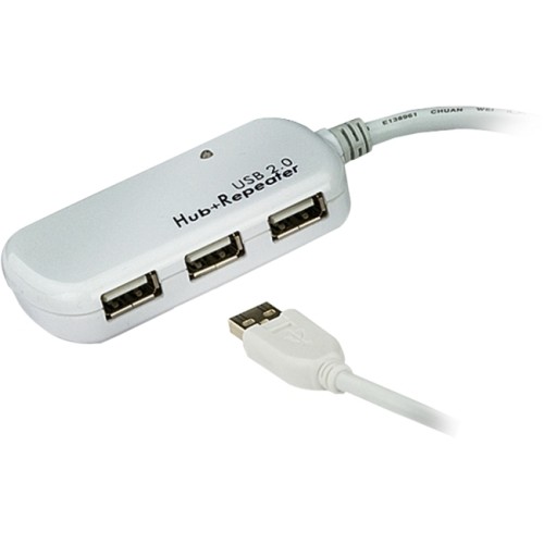 Aten UE2120H USB/Firewire Adapters Aten 4-port Usb 2.0 Extender Hub-taa Compliant - Usb - External - 4 Usb Port(s) - 4 Usb 2.0 Port(s)  672792003080
