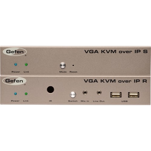 Gefen EXT-VGAKVM-LANTX KVM Consoles/Extenders Gefen Vga Kvm Over Ip - 1 Computer(s) - 330 Ft Range - Wuxga - 1920 X 1200 Maximum Video Resolution  Extvgakvmlantx 845344044965