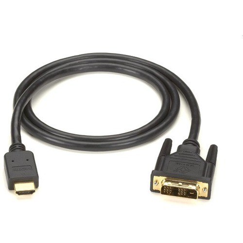 Black Box EVHDMI02T-005M Cables Black Box Hdmi To Dvi-d Cable - 16.40 Ft Dvi/hdmi A/v Cable For Digital Tv, Dvd, Hdtv Set-top Boxes, Evhdmi02t005m 619121264231
