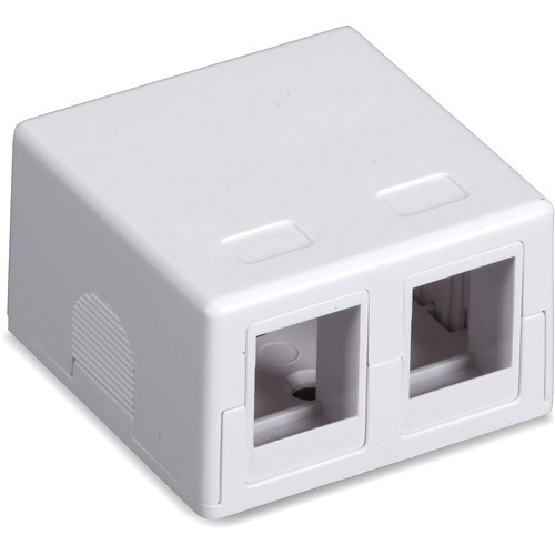 Black Box SMH-2 Faceplates & Mounting Boxes Black Box Value Line Surface-mount Housing, 2-port, White - 2 X Socket(s) - Surface Mount - White (s Smh2 818214961297