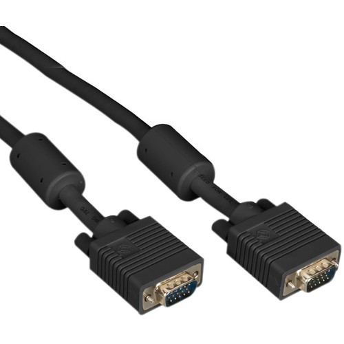 Black Box EVNPS06B-0005-MM Cables Black Box Vga Video Cable Ferrite Core - Male/male, Black, 5-ft. (1.5-m) - 5 Ft Vga Video Cable For  Evnps06b0005mm 818239707948