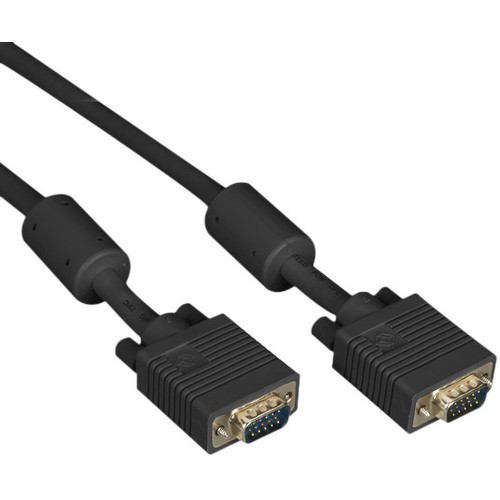 Black Box EVNPS06B-0010-MM Cables Black Box Vga Video Cable With Ferrite Core, Black, Male/male, 10-ft. (3.0-m) - 10 Ft Vga Video Cabl Evnps06b0010mm 574605116881