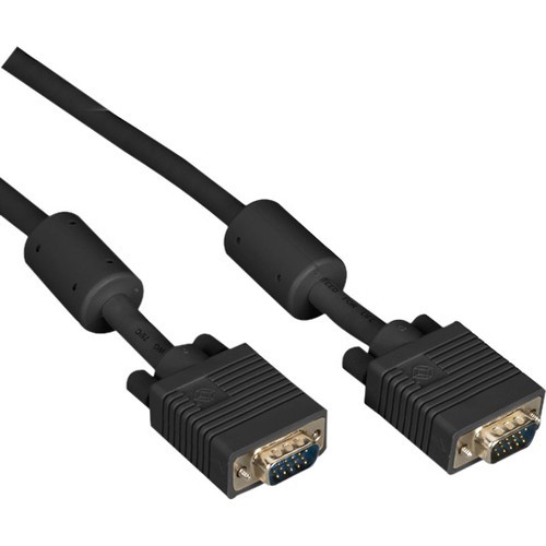 Black Box EVNPS06B-0020-MM Cables Black Box Vga Video Cable Ferrite Core - Male/male, Black, 20-ft. (6.0-m) - 20 Ft Vga Video Cable Fo Evnps06b0020mm 995477062982