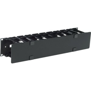 Apc Schneider AR8600A Cable Management Horizontal Cable Manager, 2u X 4" Deep, Single-sided With Cover 007177772969