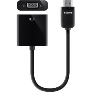 Belkin F2CD058 Cables Belkin Hdmi To Vga With Audio Adapter Cable For Portable Devices - 3.5mm Audio Adapter, M/f, 1080p - 190403674271