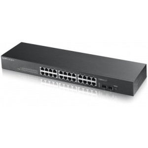 Zyxel GS1100-24E Switches & Bridges Zyxel 24-port Gbe Unmanaged Switch - 24 Ports - 10/100/1000base-t - 2 Layer Supported - 2 Sfp Slots  Gs110024e 760559121044