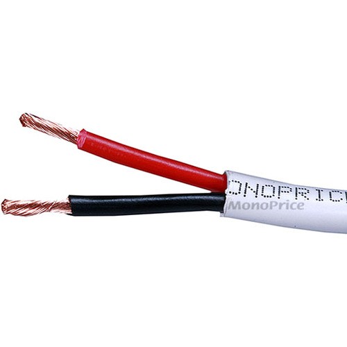 Monoprice 3846 Cables Monoprice 500ft 16awg Cl2 Rated 2-conductor Loud Speaker Cable (for In-wall Installation) - 500 Ft A 844660038467