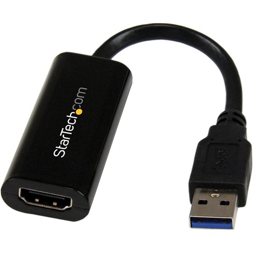 StarTech.com USB 3.0 to HDMI Adapter, 1080p Slim USB to HDMI Display  Adapter Converter for Monitor, External Graphics Card, Windows Only