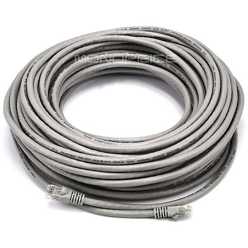Monoprice 2516 Cables Monoprice 75ft 24awg Cat6 550mhz Utp Ethernet Bare Copper Network Cable - Gray - 75 Ft Category 6 Ne 844660025160