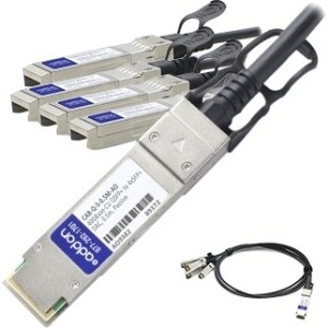 Addon CAB-Q-S-0.5M-AO Switch Modules Addon Arista Networks Cab-q-s-0.5m Compatible Taa Compliant 40gbase-cu Qsfp+ To 4xsfp+ Direct Attach Cabqs05mao 821455090671