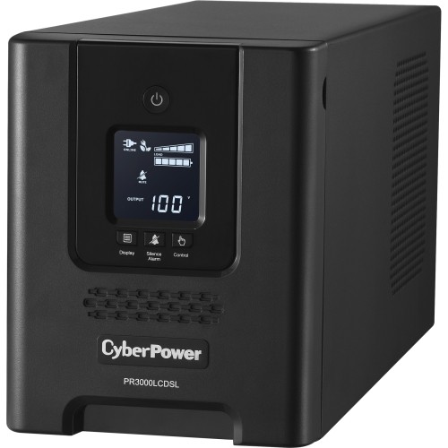 CyberPower PR3000LCDSL UPS Commercial Cyberpower Pr3000lcdsl Smart App Sinewave Ups Systems - 3000va/2700w, 120 Vac, Nema L5-30p, Mini-tow 649532610266