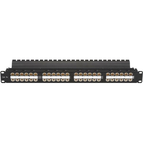 Black Box JPM810A-HD Patch Panels Black Box Cat5e Feed-through Patch Panel - 1u, Unshielded, 48-port - 48 X Rj-45 - 48 Port(s) - 48 X  Jpm810ahd 013269130746