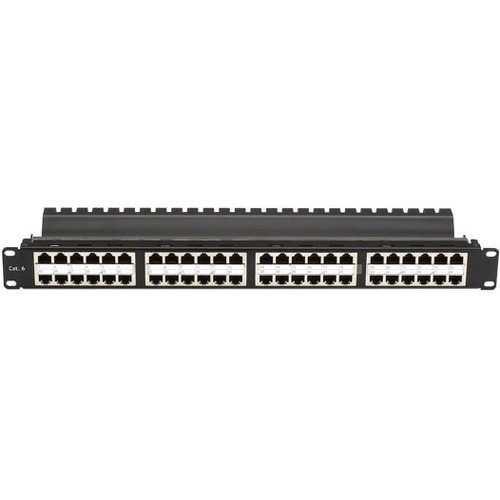 Black Box JPM806A-HD Patch Panels Black Box Cat5e Feed-through Patch Panel - 1u, Shielded, 48-port - 48 X Rj-45 - 48 Port(s) - 48 X Rj Jpm806ahd 700736520093
