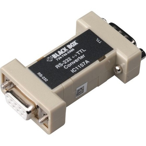 Black Box IC1157A Connector Adapters Black Box Rs-232 To Ttl Bidirectional Converter, Db9 - 1 X 9-pin Db-9 Rs-232 Serial Female - 1 X 9-p 822088099604