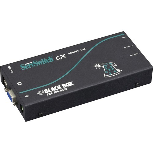 Black Box KV04AUS-REM KVM Consoles/Extenders Black Box Servswitch Catmix Kvm Extender - 1 Computer(s) - 1 Remote User(s) - 984.25 Ft Range - Wuxg Kv04ausrem 007540782618