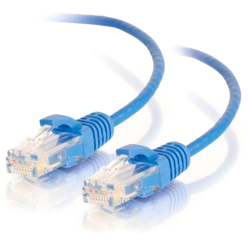 C2g 01078 Cables C2g 5ft Cat6 Ethernet Cable - Slim - Snagless Unshielded (utp) - Blue - Slim Category 6 For Network  757120010784