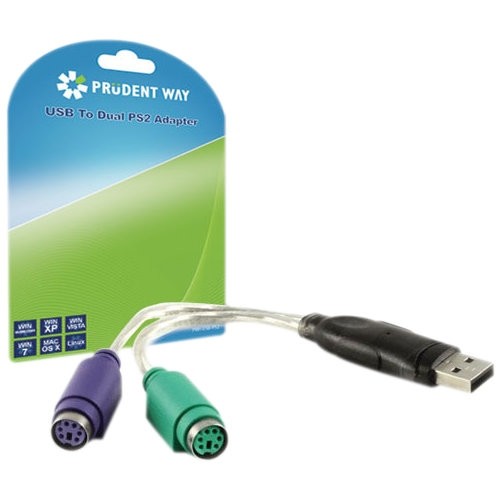 Prudent Way Inc PWI-USB-PS2 Cables Usb Adapter Pwiusbps2 013039036957