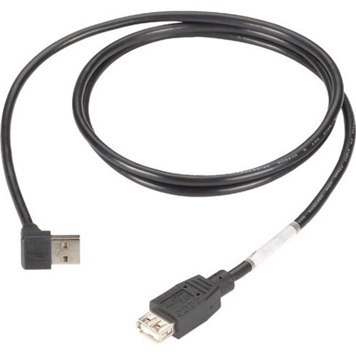 Black Box USBR08-0004 Cables Black Box Usb 2.0 Cable - Type A Male (right Angle) To Type A Female, 4-ft. (1.2-m) - 4 Ft Usb Data  Usbr080004 822088120384
