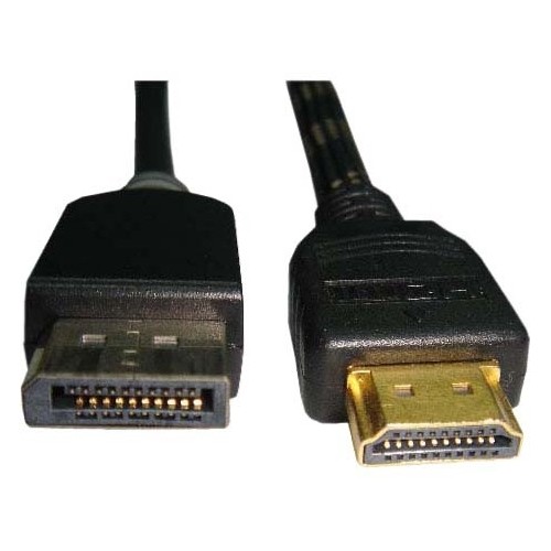 Kendall Howard, Inc HDMIDP-06F-MM Cables Unirise 6ft Displayport Male To Hdmi Male Cable - 6 Ft Displayport/hdmi A/v Cable For Audio/video De Hdmidp06fmm 893339056691