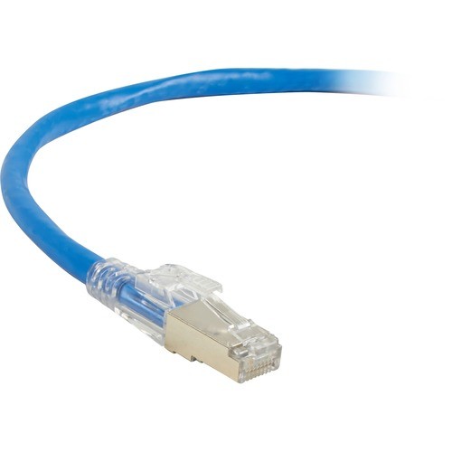 Black Box C6APC80S-BL-03 Cables Cat6a 650-mhz Locking Snagless Patch Cable C6apc80sbl03 757895864391