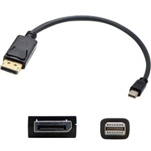 Addon MINIDP2DPMM6 Cables 6ft Mini-displayport 1.1 Male To Displayport 1.2 Male Black Cable For Resolution Up To 3840x2160 (4k 818275777448