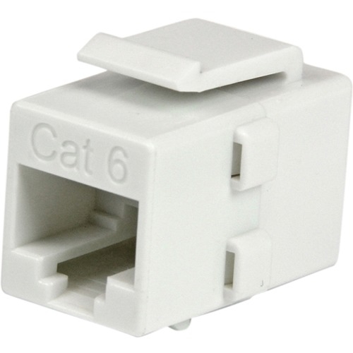 Startech C6KEYCOUPLWH Connector Adapters White Cat 6 Rj45 Keystone Jack Network Coupler - F/f 065030855532