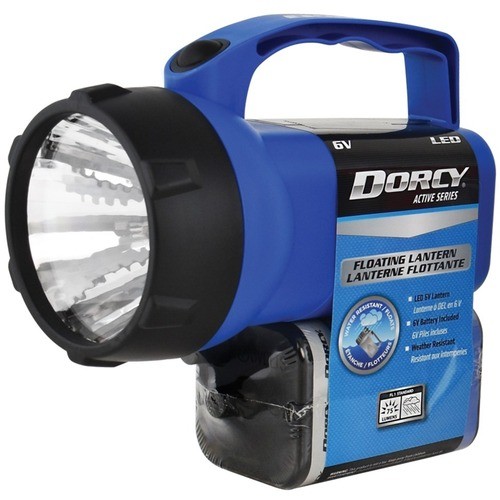 Dorcy 41-2081 Flashlights Dorcy 41-2081 6v Floating Led Lantern - Plastic, Polycarbonatelens, Rubberbutton - Assorted 412081 024144272345