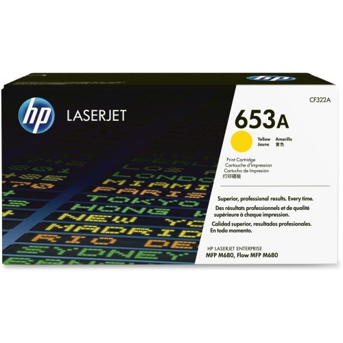 Hp CF322A Toners & Ink Cartridges 653a Yellow Original Laserjet Toner Cartridge 886112501143