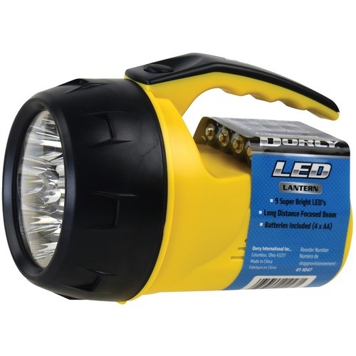 Dorcy 41-1047 Flashlights Dorcy 41-1047 4aa 9 Led Lantern - Bulb - Aa - Plasticbody - Red, Black, Yellow 411047 041104000077