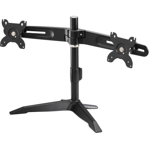 Amer Networks AMR2SU Mounting Kits Stand Based Dual Monitor Mount. Up To 24" , 26.4lb Monitors 650177303130