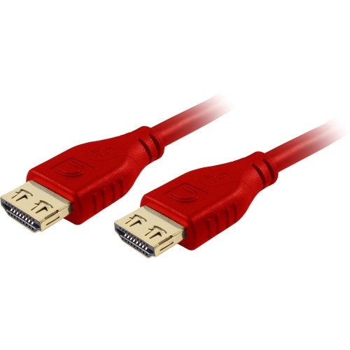 Comprehensive Cable MHD-MHD-12PRORED Cables Microflex Pro Av/it Series High Speed Hdmi Cable With Progrip Deep Red Mhdmhd12prored 801947348596