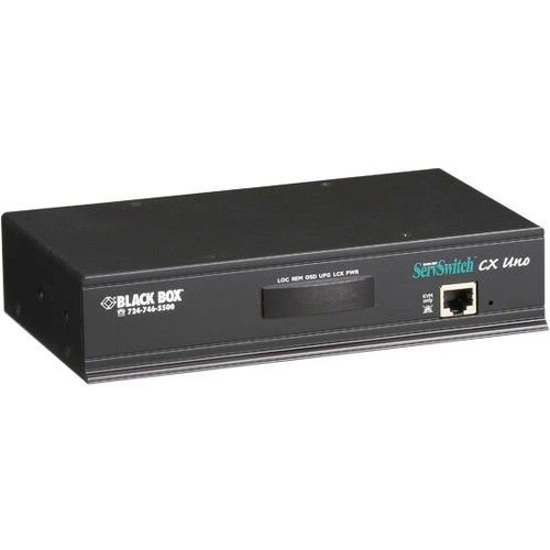 Black Box KV0081A KVM Switchboxes Black Box Servswitch Cx Uno, 8-port - 8 Computer(s) - 1 Local User(s) - 1920 X 1200 - 9 X Network (r 700604205121