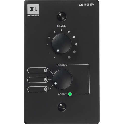 Harman Pro JBLCSR3SVBLKV A/V Control Panels Jbl Csr 3sv Remote Volume Black  Accs - Us Jbl Csr 3sv Remote Volume Black Us (jblcsr3svblkv) 691991401411