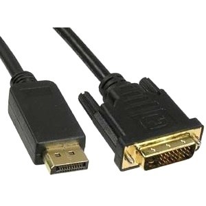 Kendall Howard, Inc DVIDP-06F-MM Cables Unirise 6ft Dvi-digital Dual Link To Displayport, Male - Male - 6 Ft Displayport/dvi Video Cable For Dvidp06fmm 818215573956