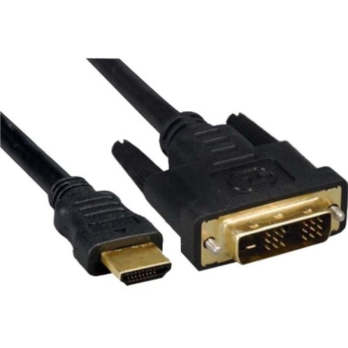 Kendall Howard, Inc HDMID-03F-MM Cables Unirise Hdmi Male To Dvi-d 12+1 M-m Cable - 3 Ft Dvi/hdmi A/v Cable For Audio Device, Video Device - Hdmid03fmm 893339058794