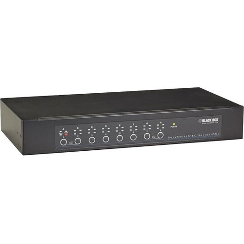 Black Box KV9516A KVM Switchboxes Black Box Servswitch Ec For Dvi + Usb Servers And Dvi + Usb Console, 16-port - 16 Computer(s) - 1 Lo 822088103332