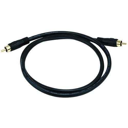 Monoprice 2743 Cables Monoprice Coaxial Audio/video Cable - 3 Ft Coaxial A/v Cable For Audio Device, Video Device, Subwoof 999555980199