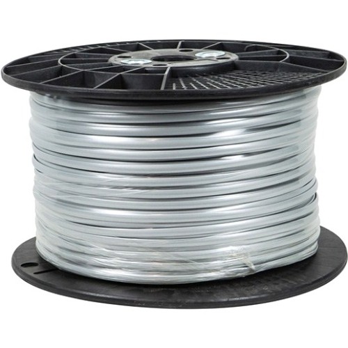 Monoprice 953 Cables Monoprice 6 Wire, Stranded, Silver - 1000ft - 1000 Ft Phone Cable For Phone - First End: Bare Wire - 844660009535