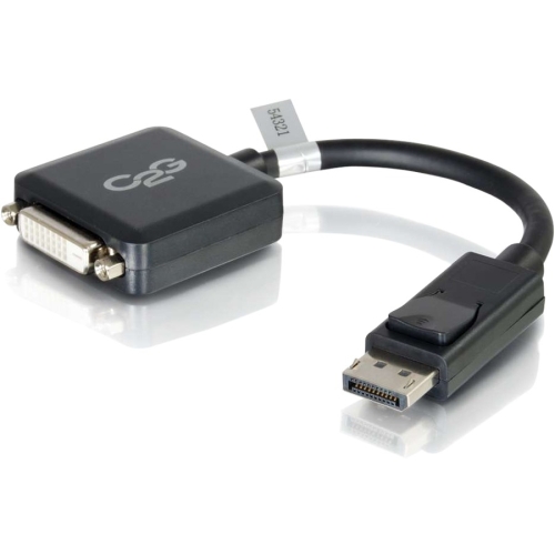 C2g 54321 Cables 8in Displayport To Dvi-d (single-link) Adapter Converter - M/f 757120543213