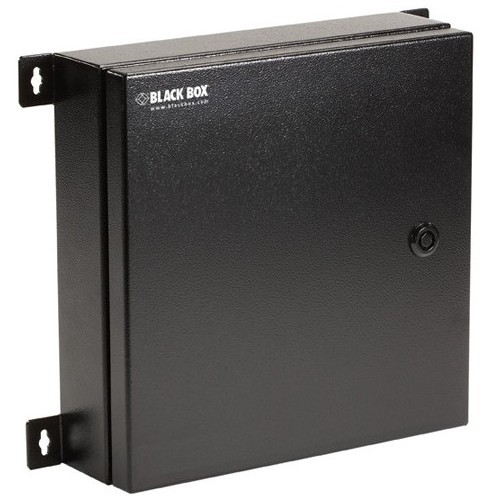 Black Box JPM4001A-R2 Rack Equipment Black Box Nema 4 Rated Fiber Optic Wallmount Enclosure, 2 Adapter Panels - For Lan Switch, Patch Pan Jpm4001ar2 822088076056