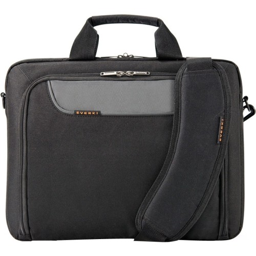 Everki Usa EKB407NCH14 Carrying Cases Everki Advance Carrying Case (briefcase) For 14.1" Notebook - Black - Slip Resistant Shoulder Strap  874933002277