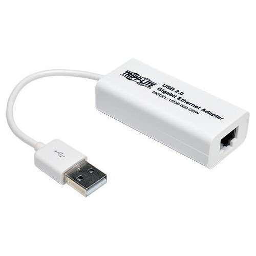 Eaton U236-000-GBW Network Cards Eaton Tripp Lite Series Usb 2.0 To Gigabit Ethernet Nic Network Adapter, 10/100/1000 Mbps, White - 1 U236000gbw 818242643073