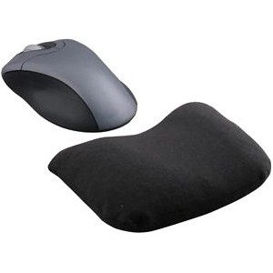 Allsop 30686 Wrist/Mouse Pads Allsop Comfortbead Comfortbead Wrist Rest Mini - Black - (30686)rest - 0.50"2.50" Dimension - Strain 593911635305