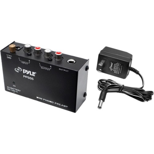Pyle PP555 A/V Receivers & Amplifiers Pyle Pp555 Ultra-compact Phono Turntable Preamp 190403413009